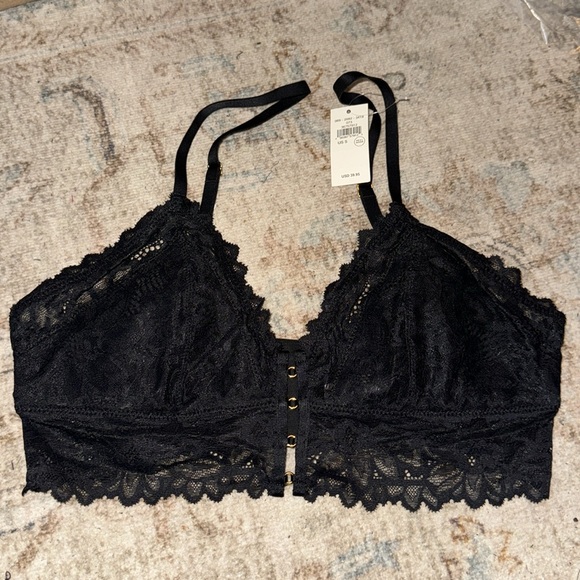aerie Lace Bralette - Black - Picture 3 of 5